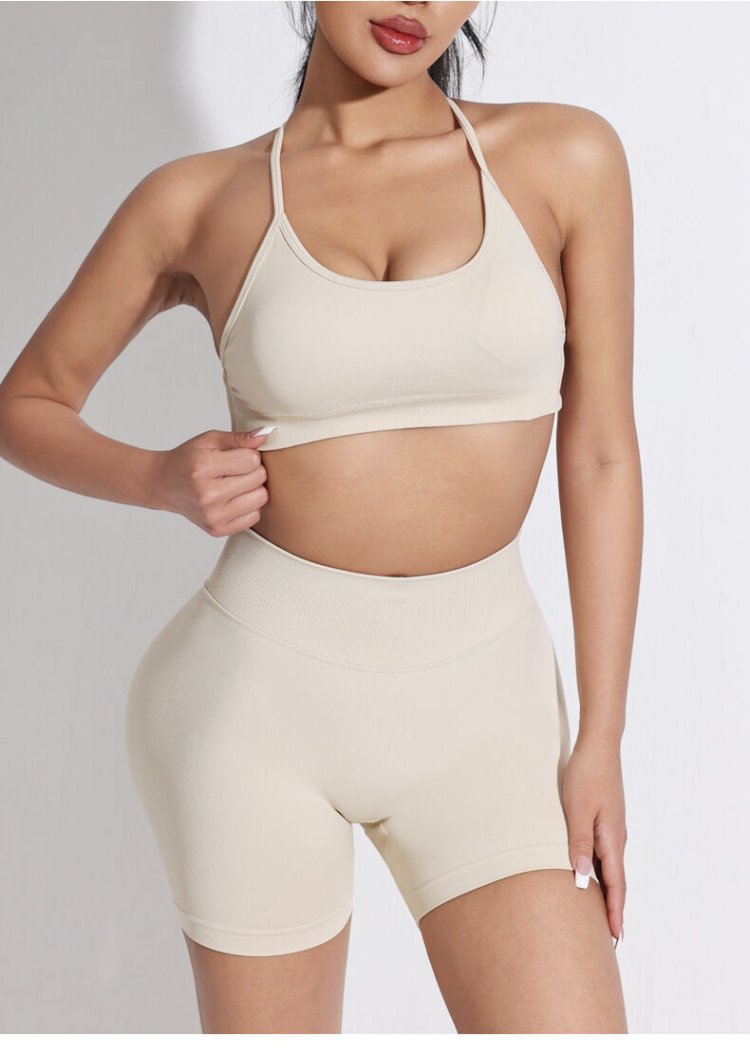 Women's yoga clothing in stylish design for workout