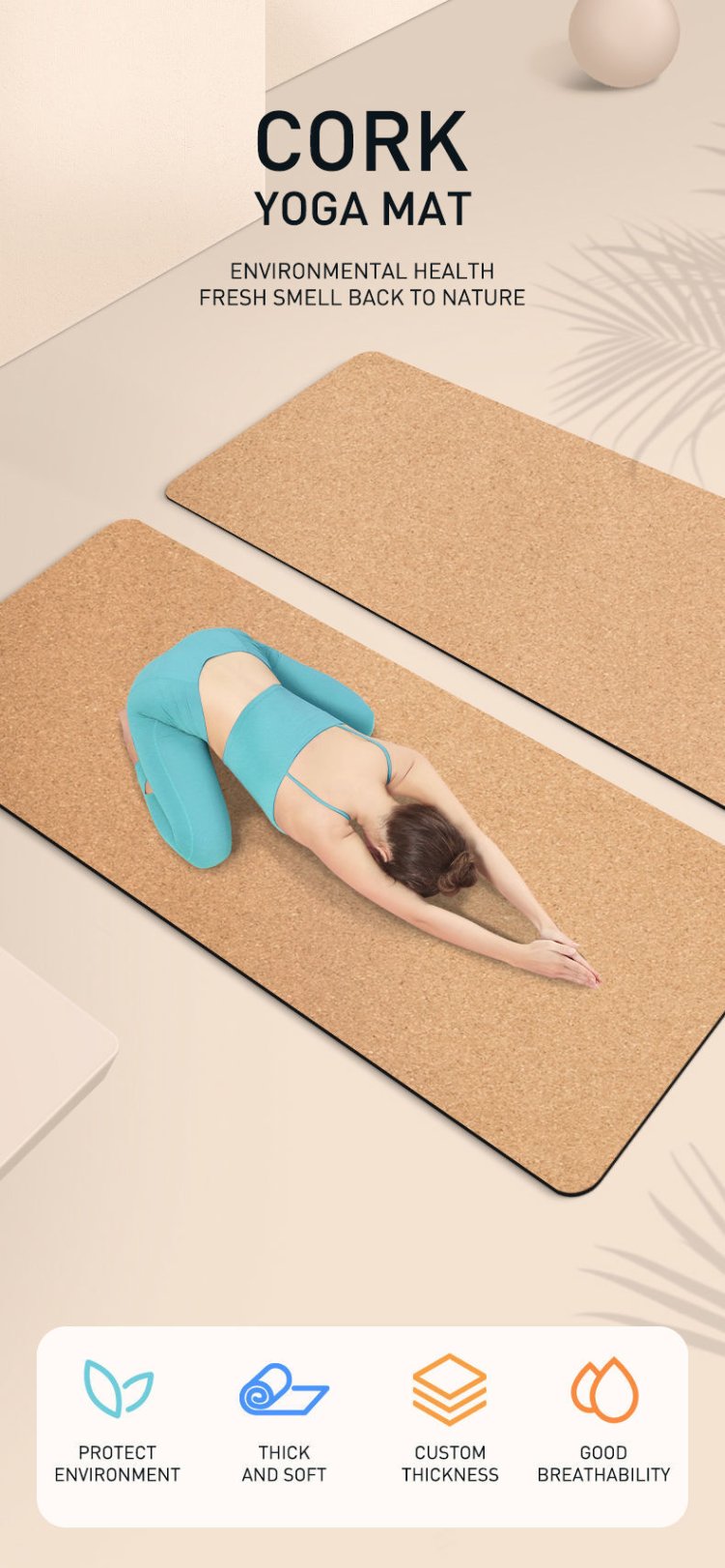 Premium quality yoga mat for promotional gifts