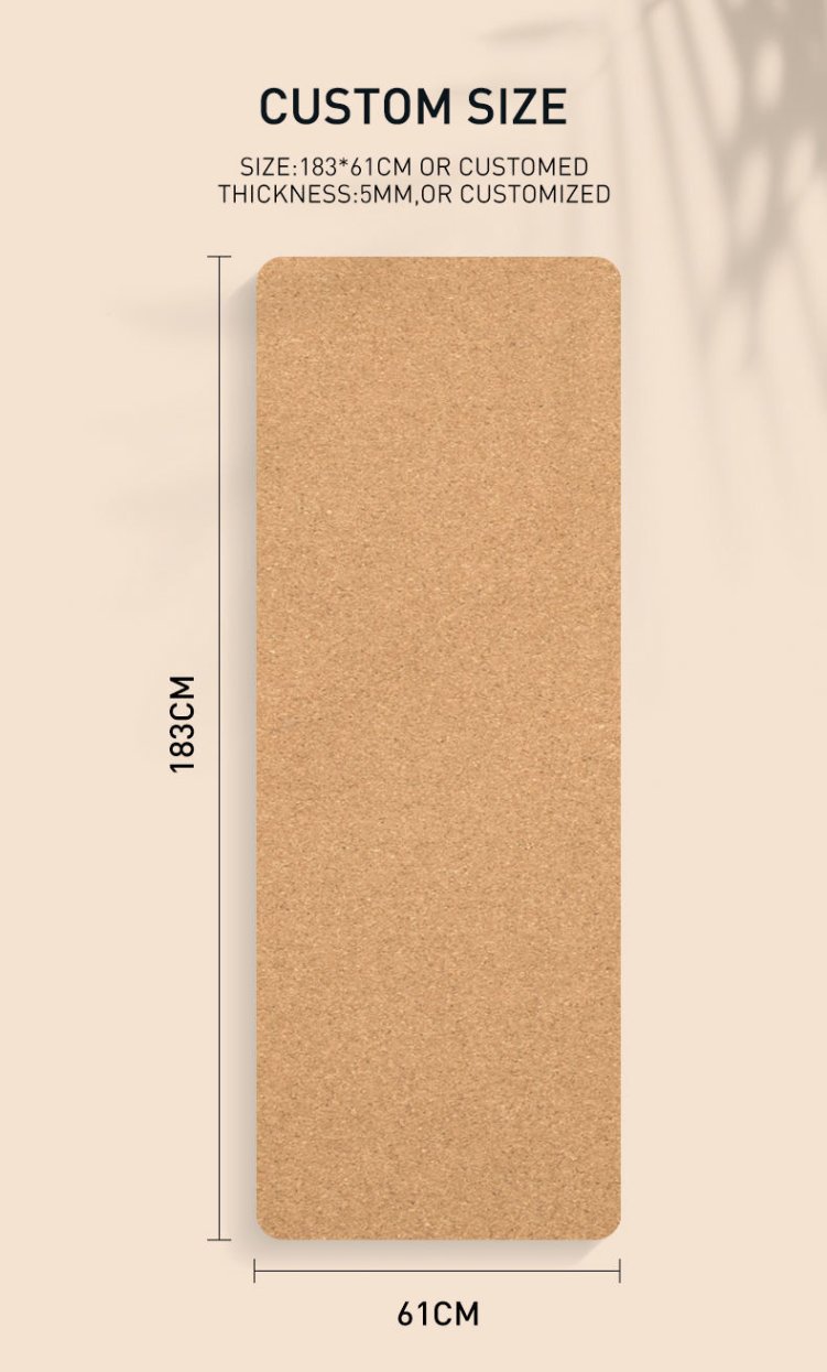 Non-slip surface yoga mat for promotional use