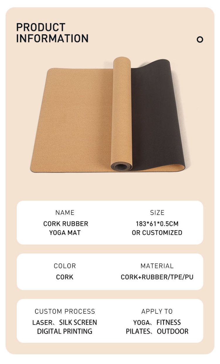 Customizable logo yoga mat for promotional purposes