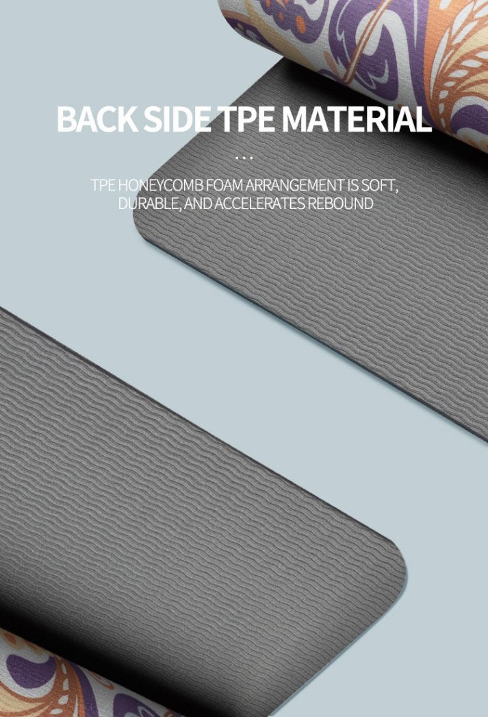 Non-slip yoga mat for secure practice
