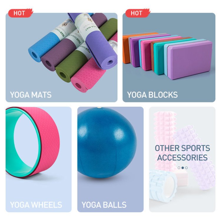 Colorful yoga mats for vibrant practice sessions