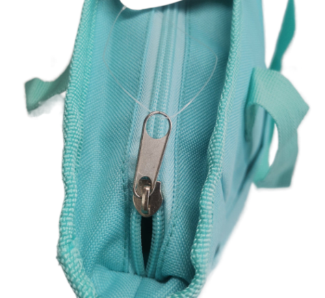 Front view of shoulder backpacks for corporate giveaways