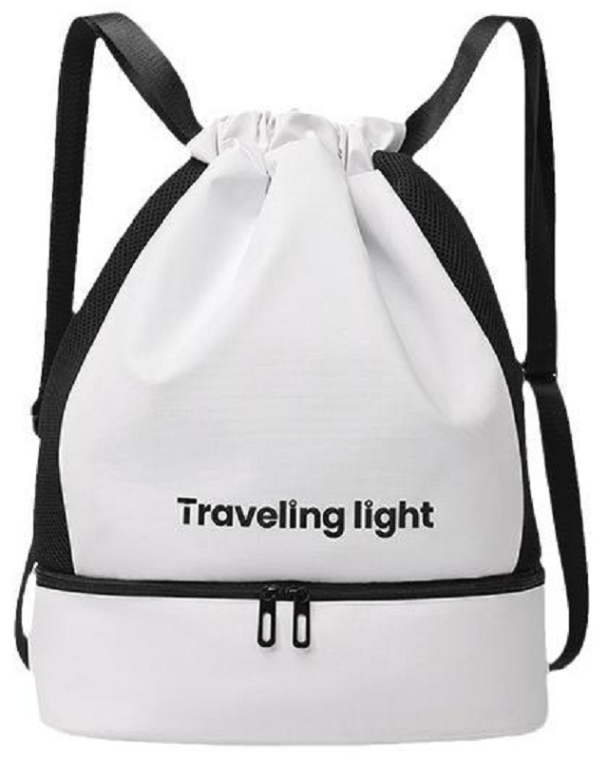 Front view of gym backpack