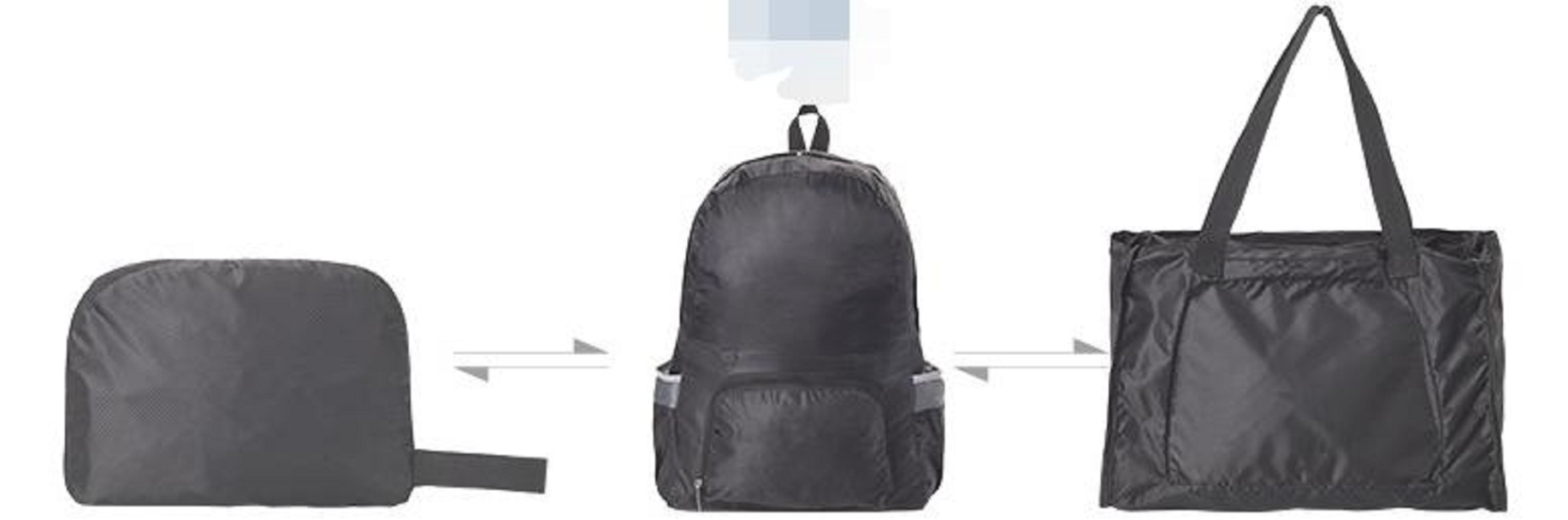 Promotional travel backpack with multiple compartments