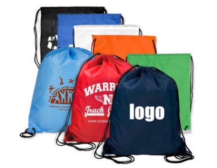 Stylish drawstring bag design for corporate gifts