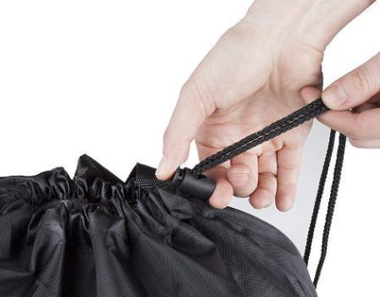 Variety of drawstring bags for promotional campaigns