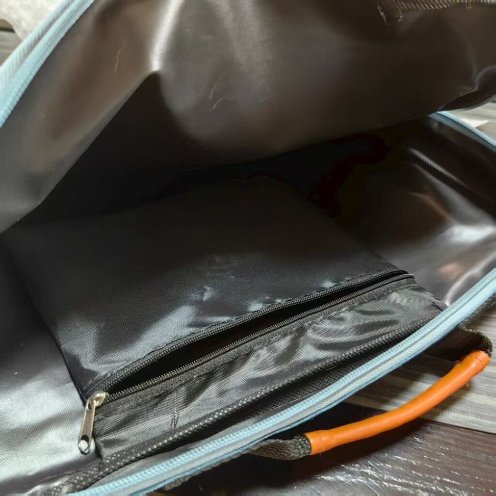 Casual laptop bag with lightweight design and convenient pockets