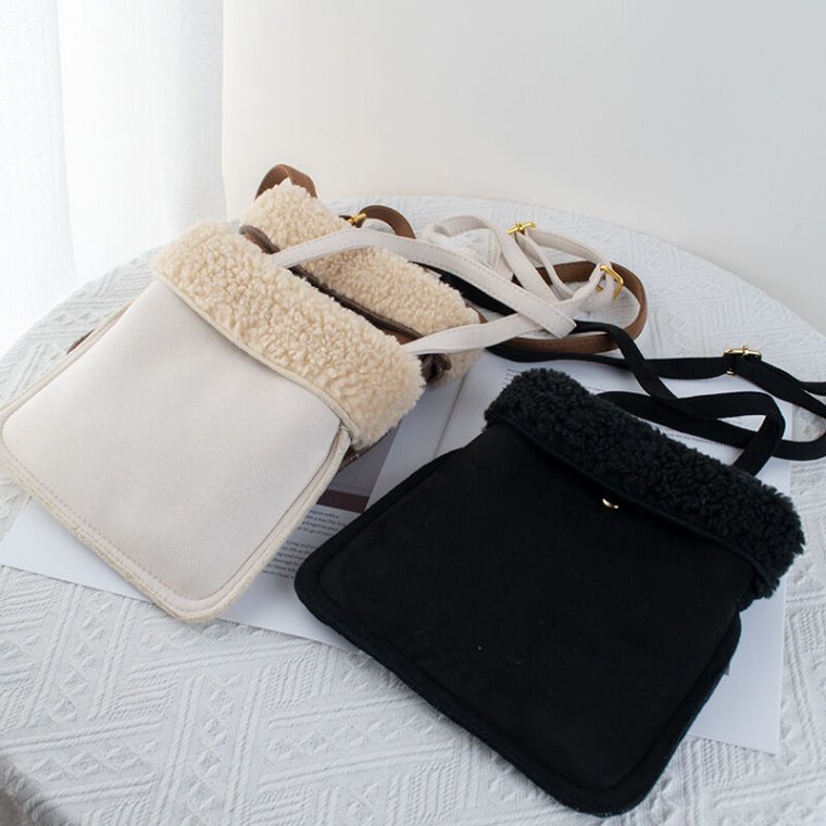 Trendy fashion bag in modern style