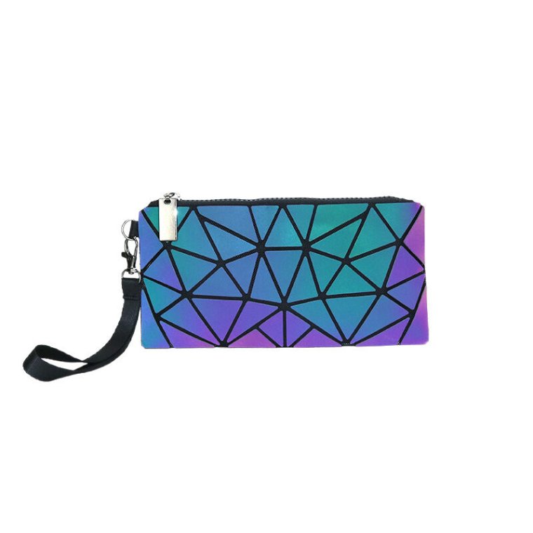 Reflective geometric quilted bag for promotional gifts