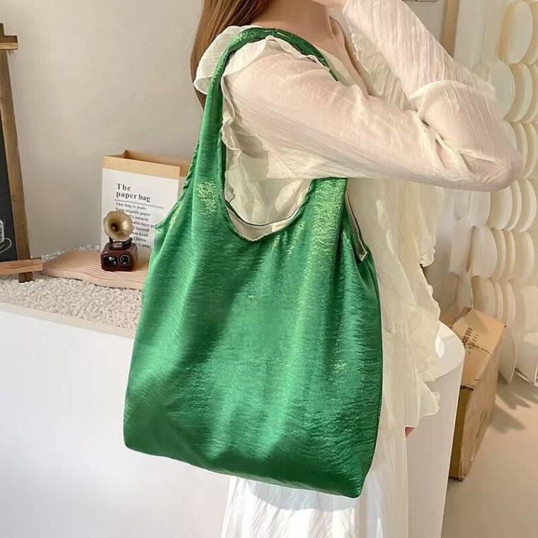 Side view of eco-friendly single shoulder bag