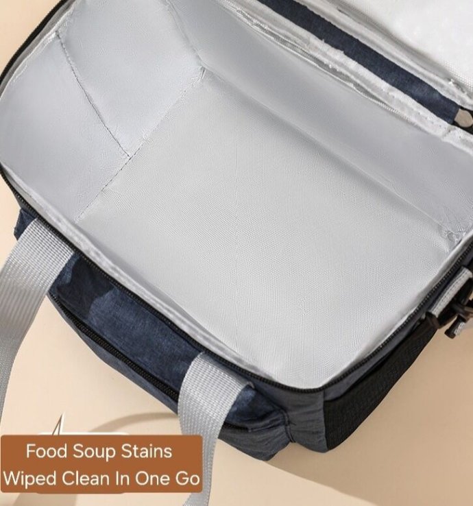 Full view of insulated tote bag for promotional use