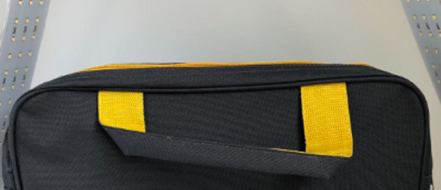 Enterprise promotional laptop bag - side view