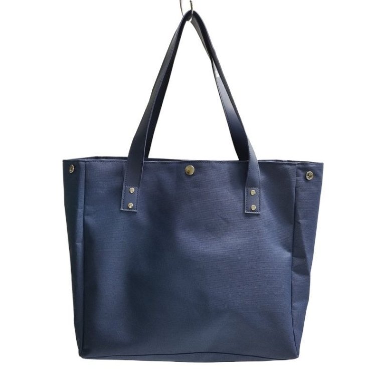 Promotional tote bag with company logo