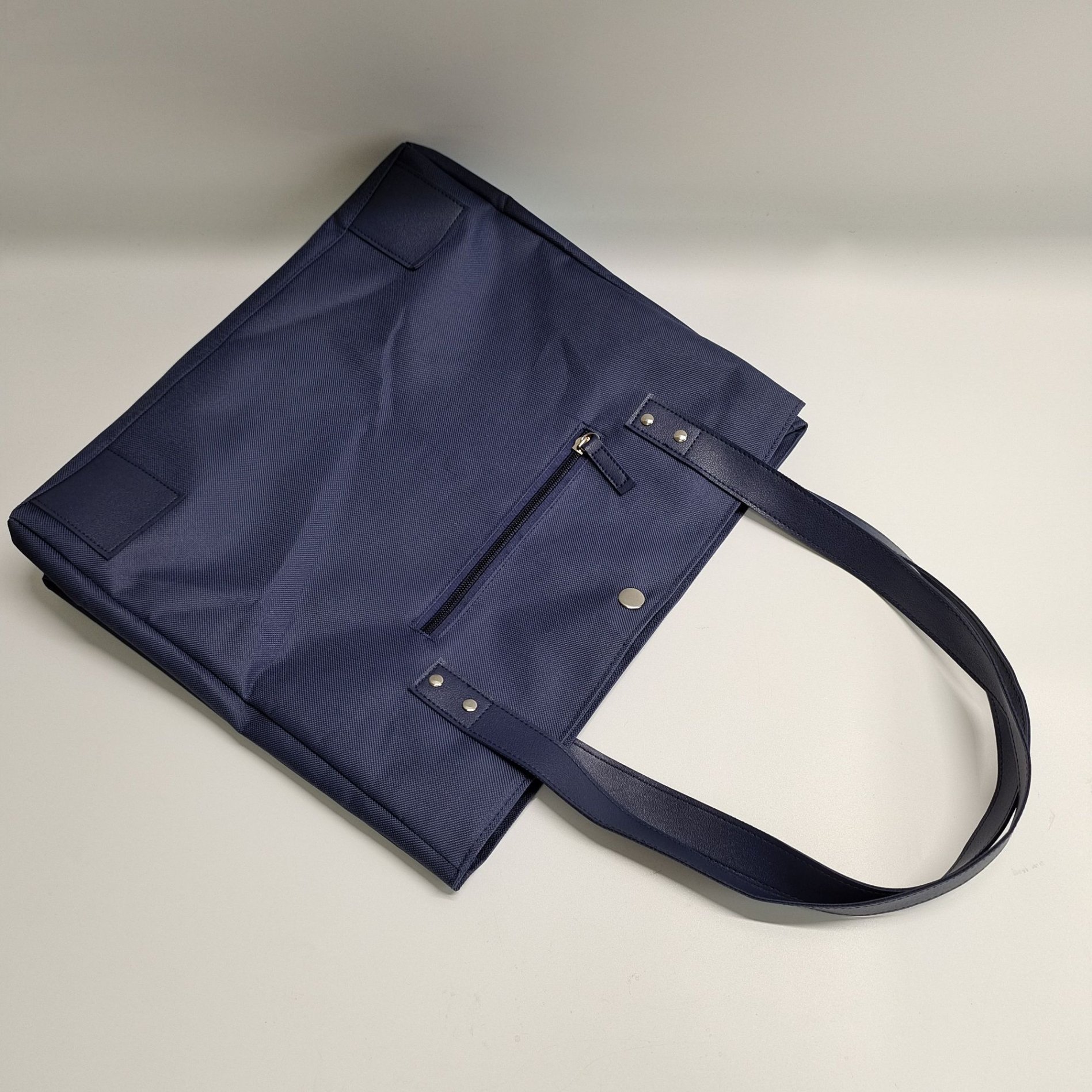 Promo giveaway tote bag with company branding