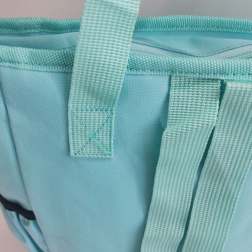 Mummy bag interior view