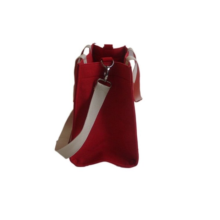Tote bag featuring brand logo for promotional use