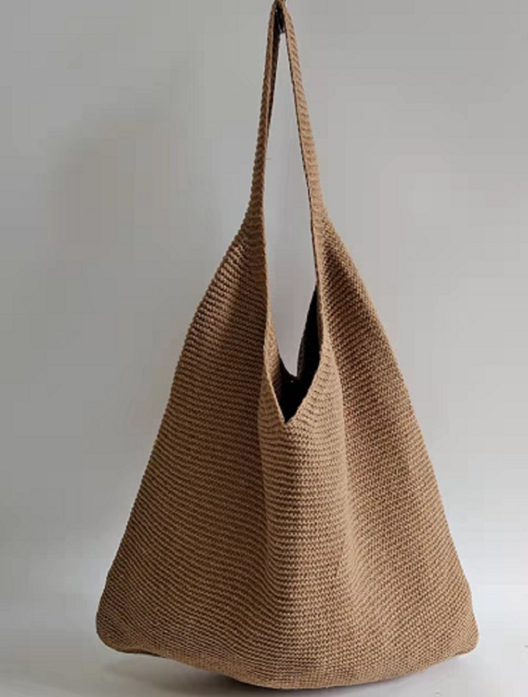 Alternative crocheted shoulder bag design
