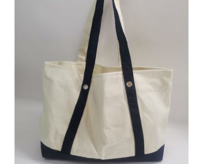 Main view of a canvas tote bag for promotional items