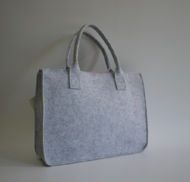 Felt shoulder bags product display