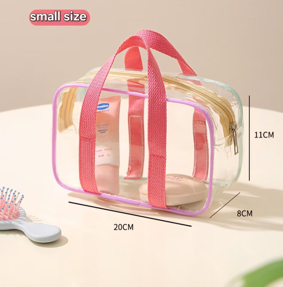 Transparent washbag for promotional gifts