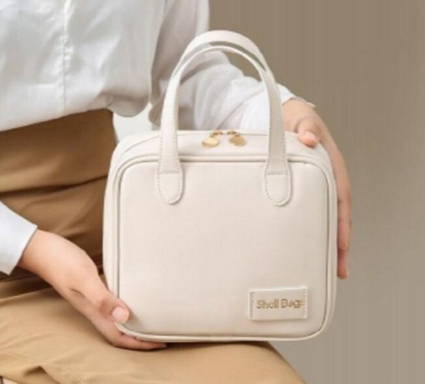 Enterprise promotional cosmetic bag with practical design