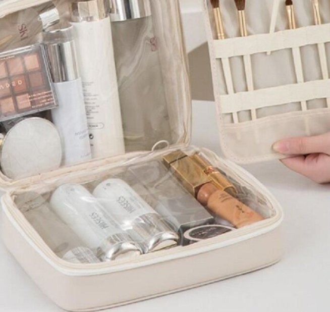 Luxury design cosmetic bag for promotional campaigns