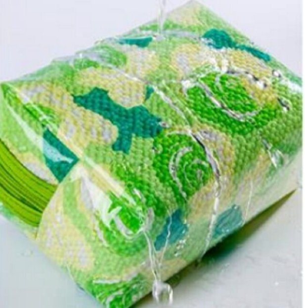 Trendy cosmetic bag in modern style
