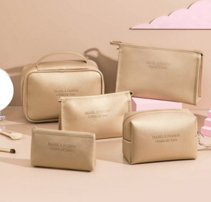 Practical cosmetic bags with functional design for promotional use