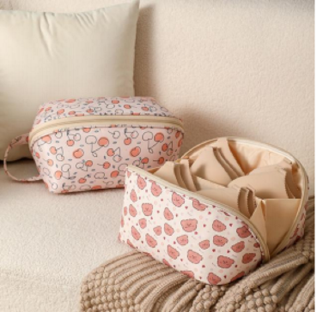 Cosmetic bag design image in PNG
