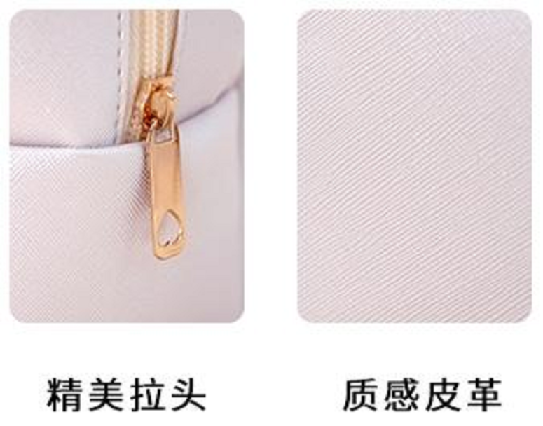 Side view of octagonal promotional gift bag