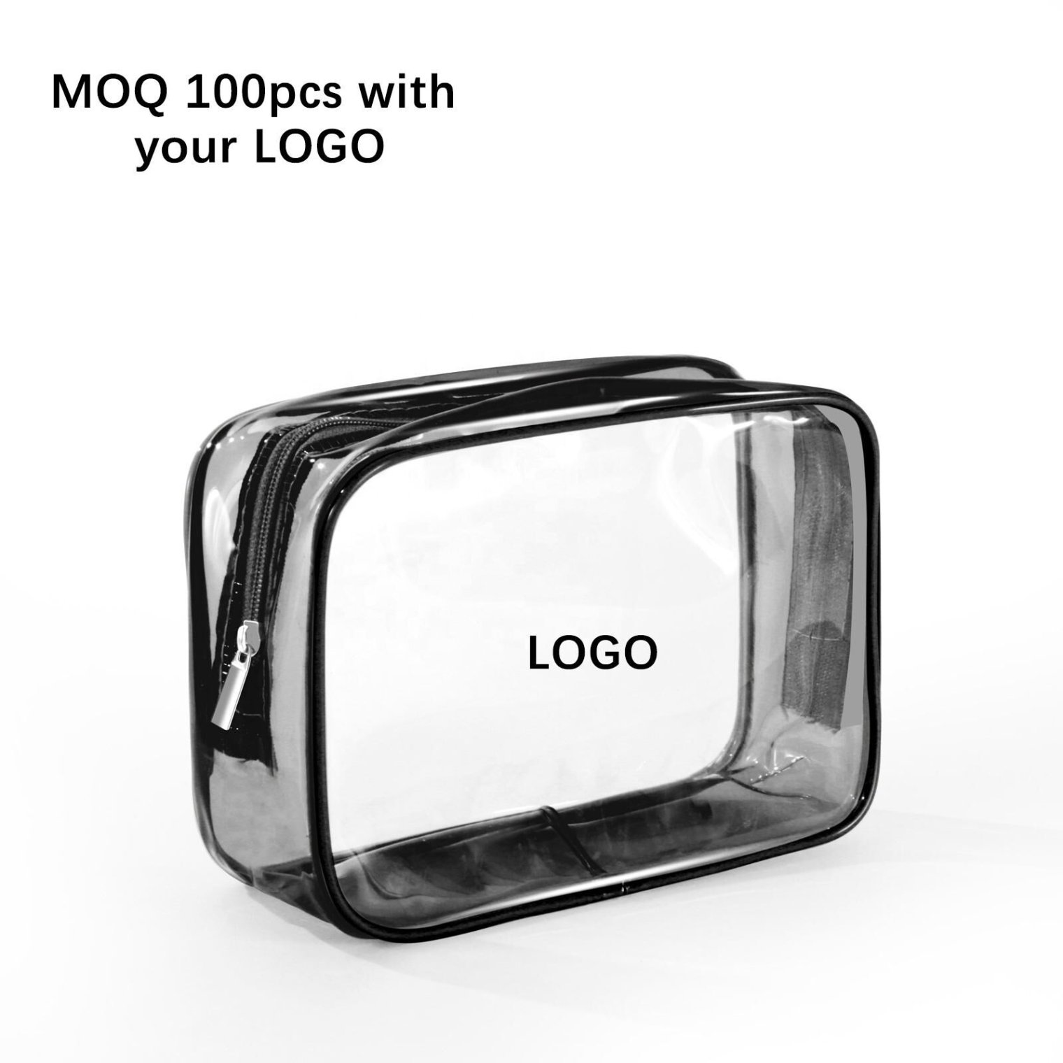 Durable material cosmetic bag for daily use