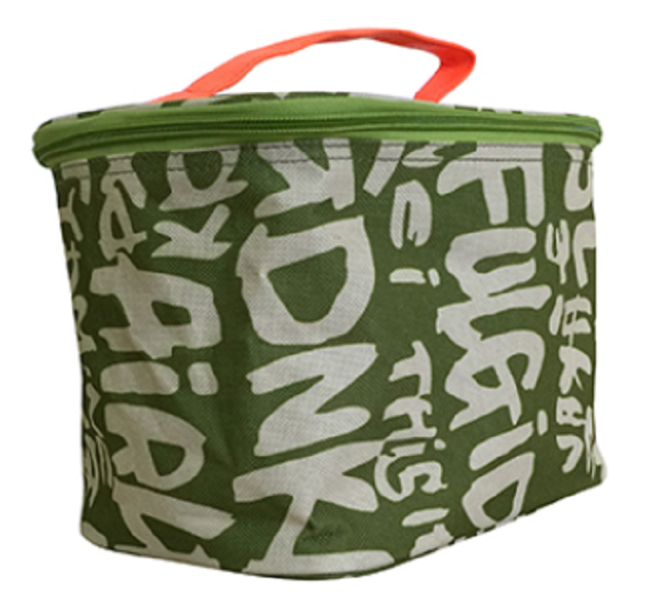 Alphabet-themed cosmetic bag for promotional gifts