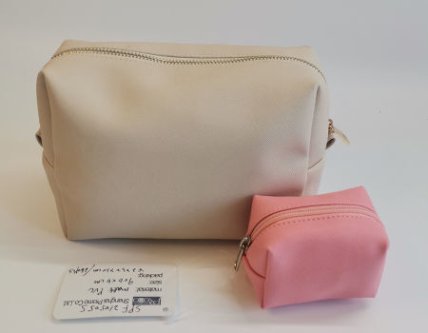Transparent PVC cosmetic bag for business promotion