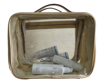 Transparent PVC cosmetic bags for promotional gifts
