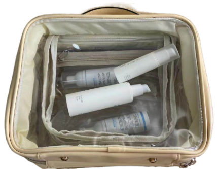 Unique-shaped PVC cosmetic bags for promotional items
