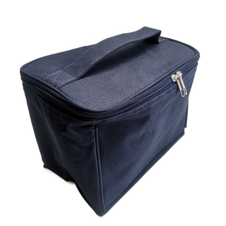 Promotional cooler bag featuring ice bag functionality
