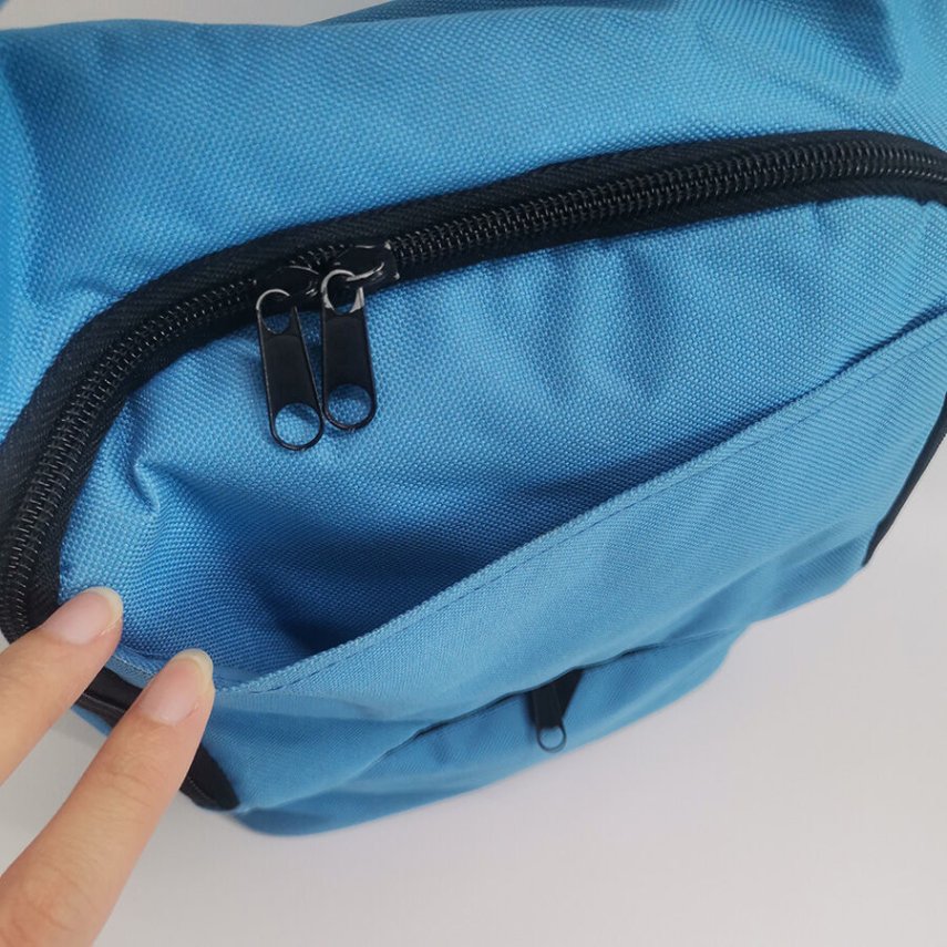 Detail view of cooler diaper mummy promotional bag