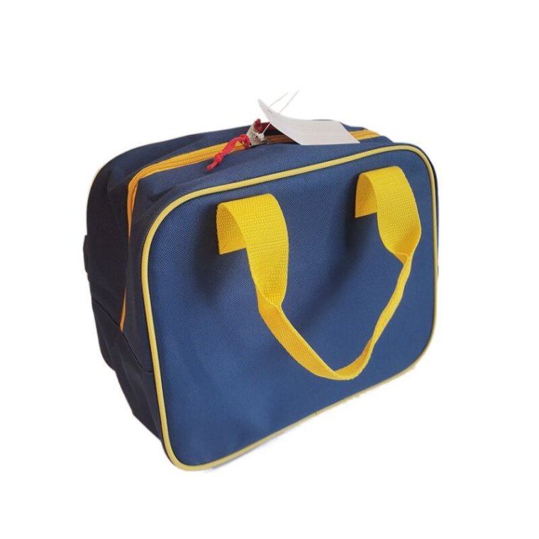 Cooler bag featuring multiple compartments and durable materials