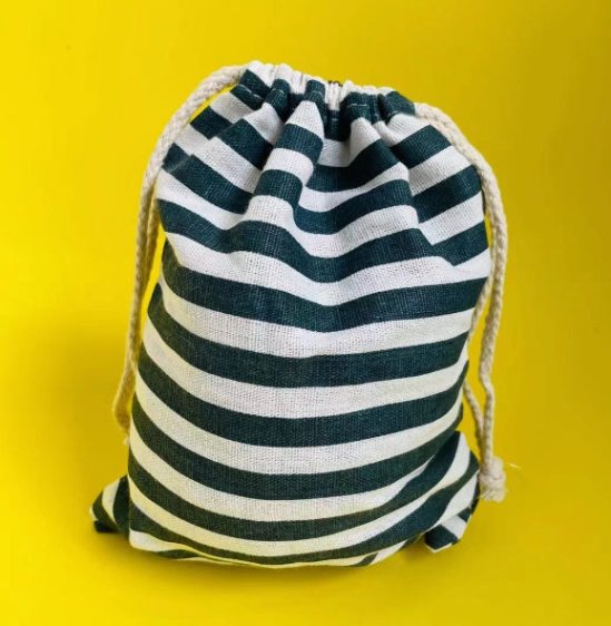Drawstring bag as a business gift with company branding