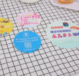 Business gift cup coaster for promotional activities