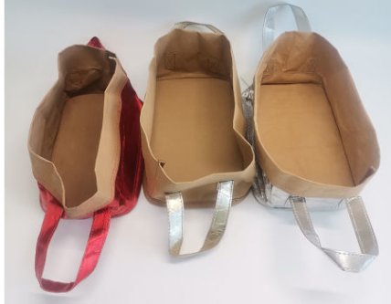 Eco-friendly washable kraft paper gift bag