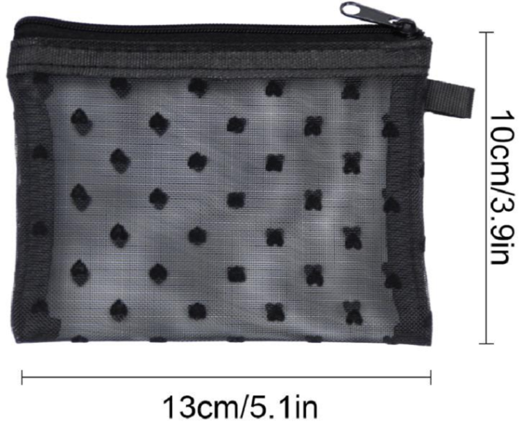 Mesh bag with promotional items