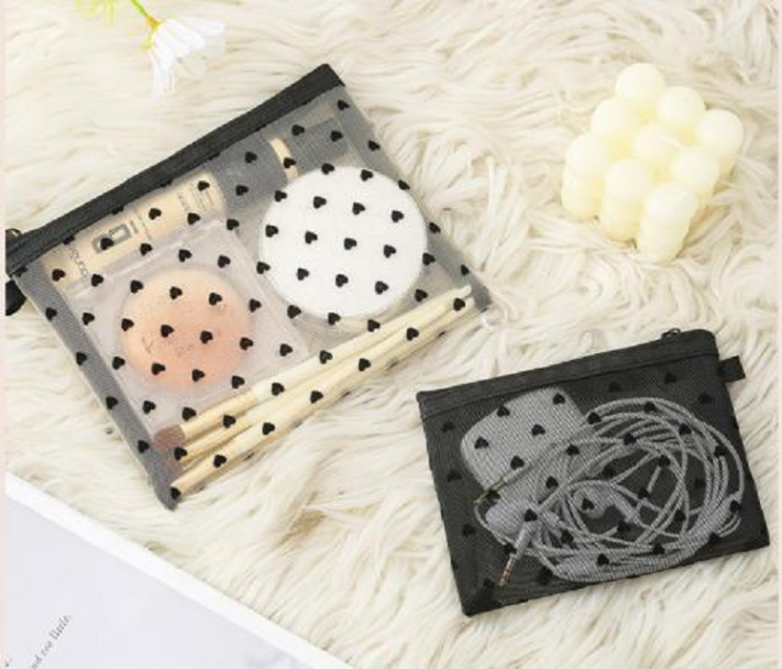 Material of mesh promotional bag