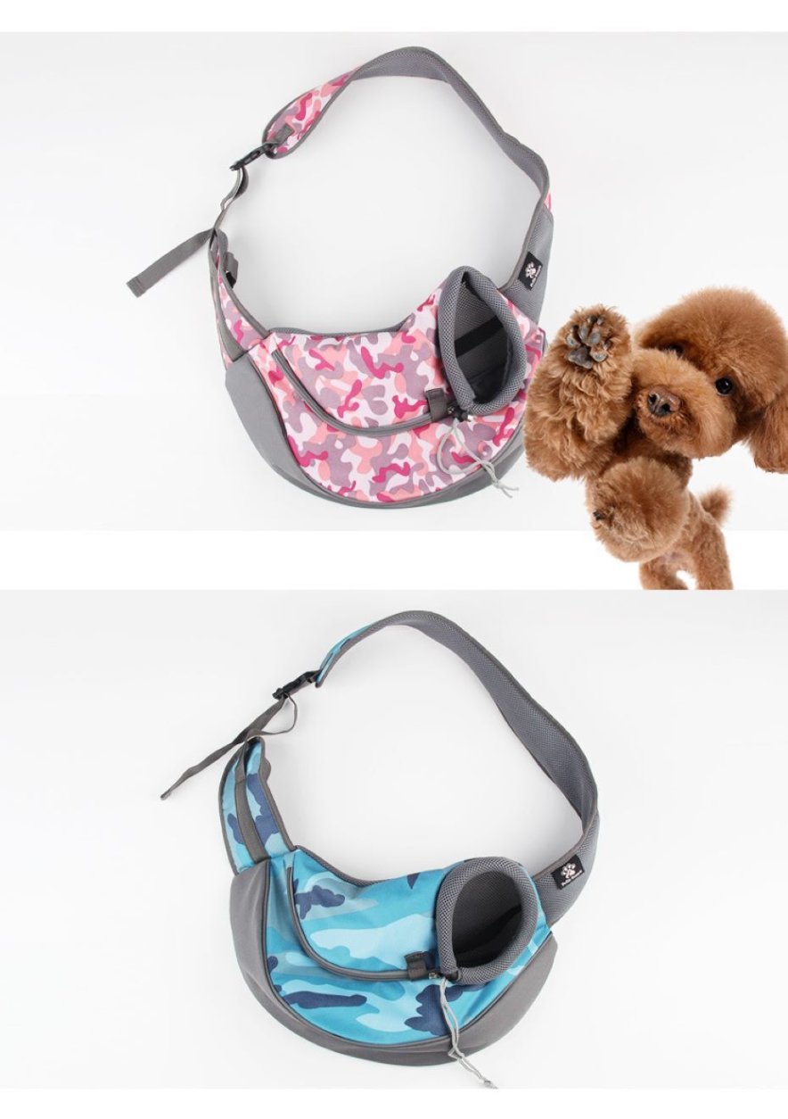 Stylish pet carrier bag for convenient travel