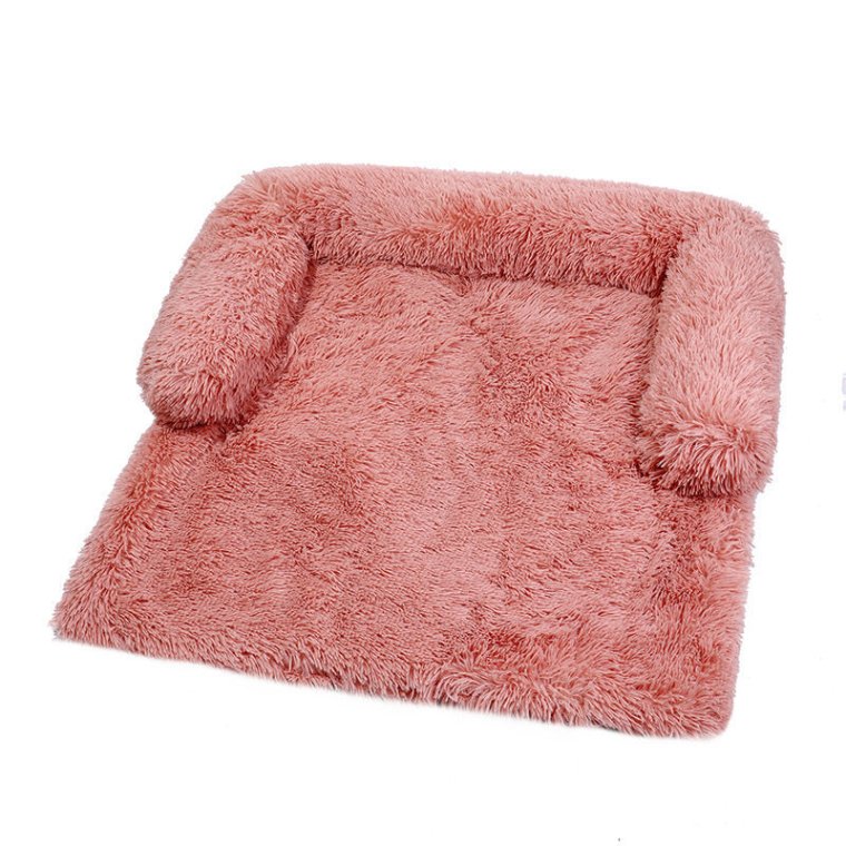 Angle view of pet bed showing its modern look