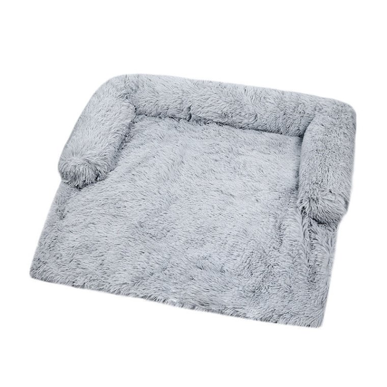 Interior view of pet bed with washable cover