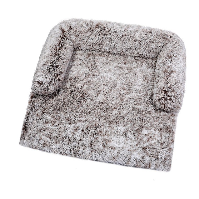 Material view of pet bed showing durable fabric