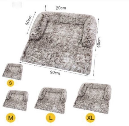 Size view of pet bed suitable for medium-sized pets