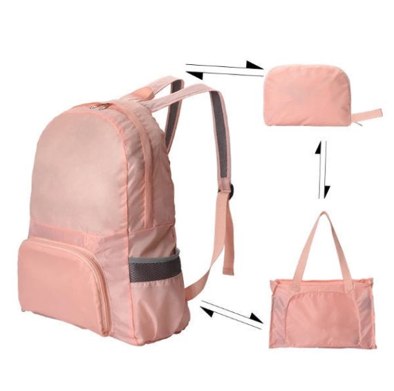 Open view of folding bag promotional item